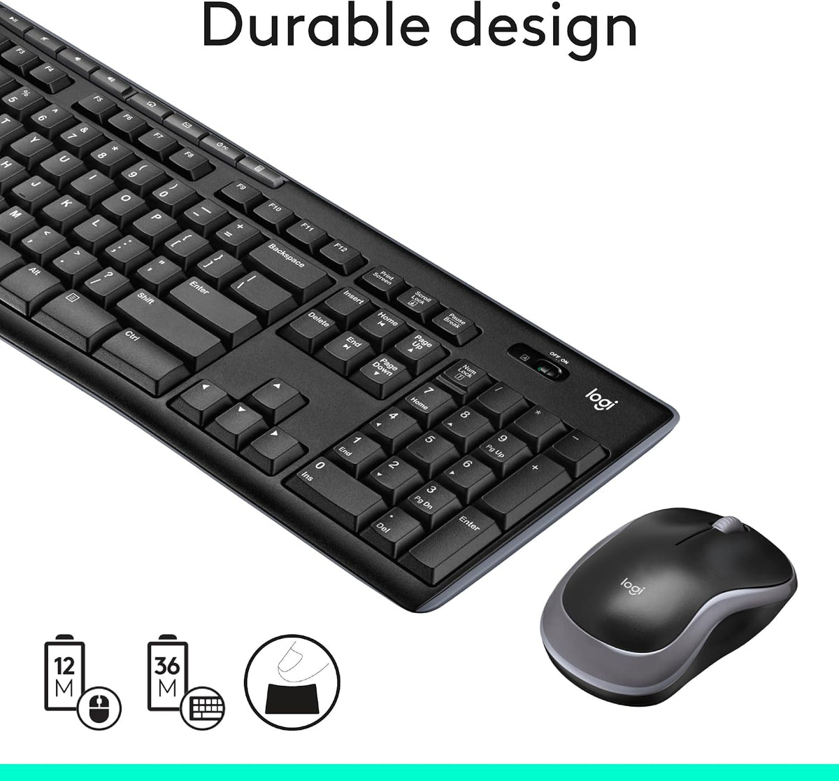 ambidextrous compact mouse with smooth cursor control on most surfaces