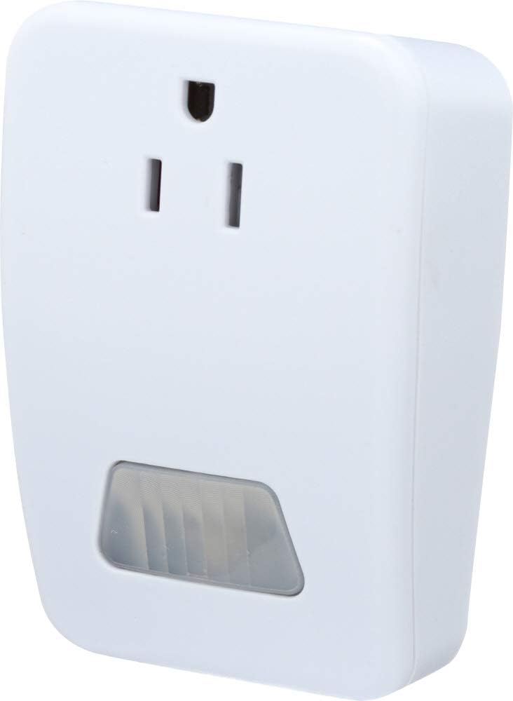 AmerTac MLC4BC Westek Plug-in Motion Sensor for Intentional Minimalist Living Rooms – No App, No Voice, No Clutter