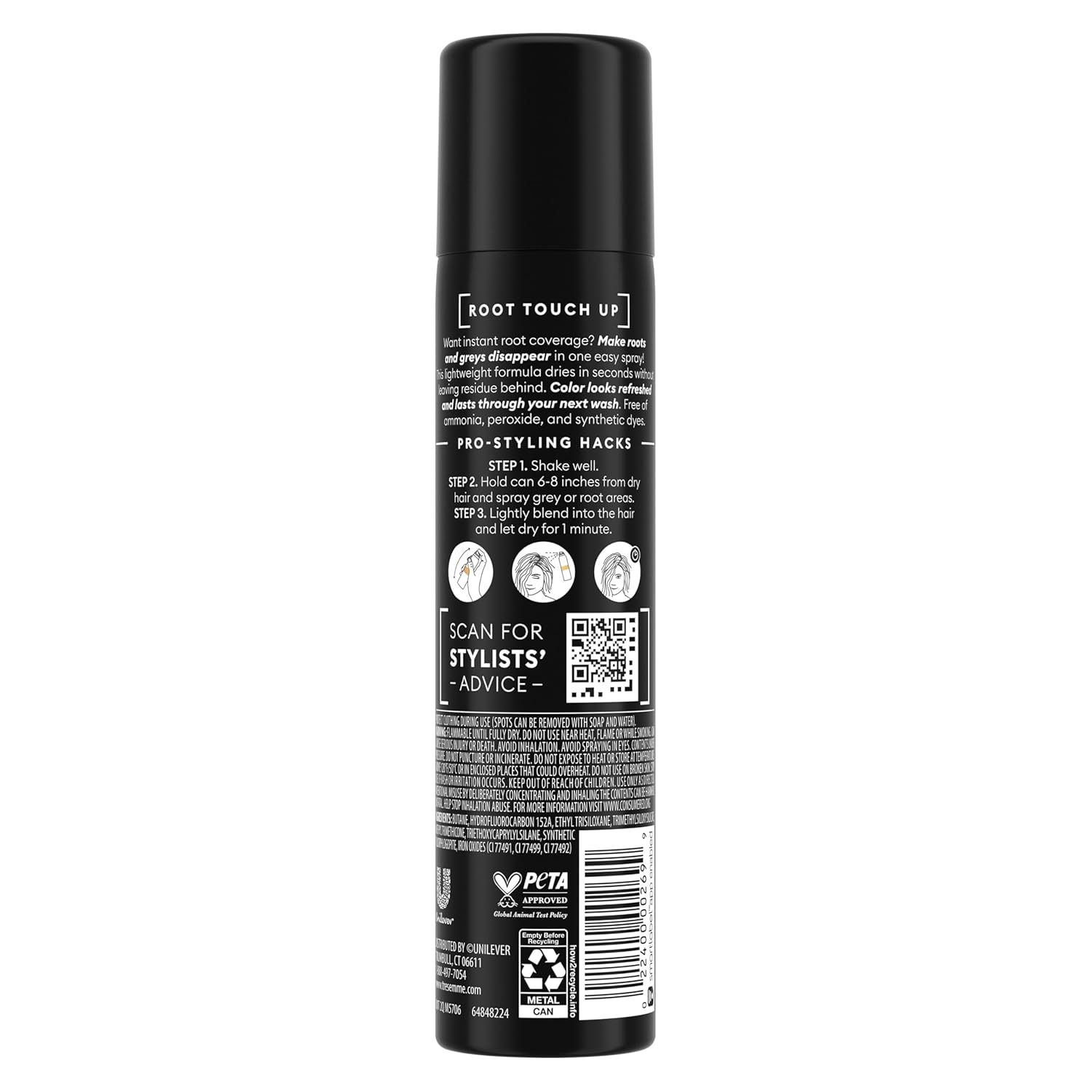 ammonia-free, peroxide-free, and synthetic-dye-free formulation