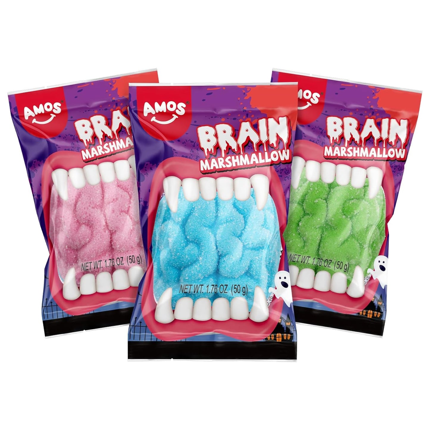 Amos 4D Body Parts Gummy Candy – Striking Visual Halloween Candy Bowl Centerpiece for Buffet Tables & Party Spreads