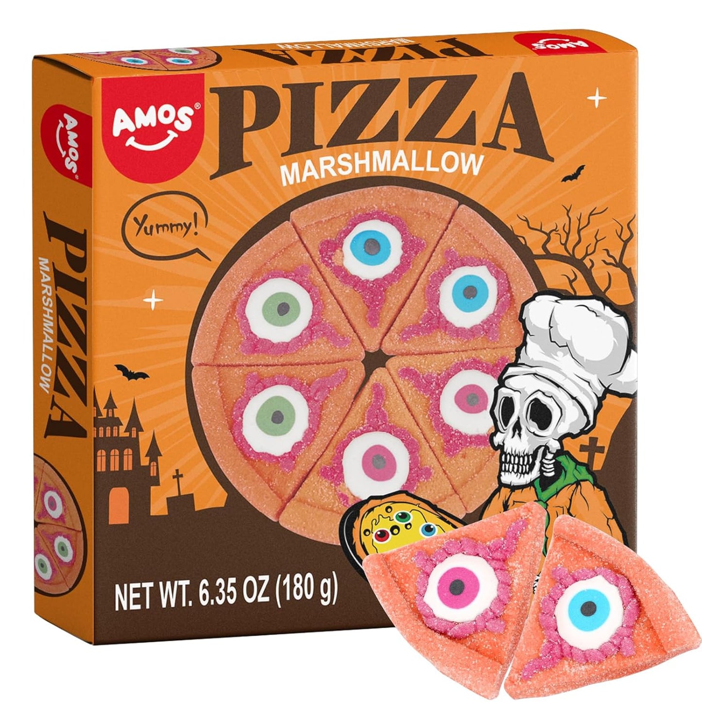Amos 4D Body Parts Gummy Candy – Striking Visual Halloween Candy Bowl Centerpiece for Buffet Tables & Party Spreads