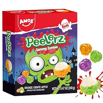Amos 4D Body Parts Gummy Candy – Striking Visual Halloween Candy Bowl Centerpiece for Buffet Tables & Party Spreads