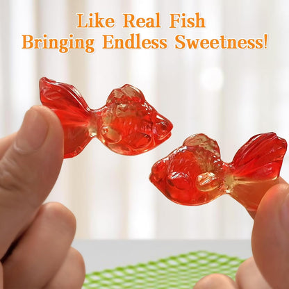 Amos 4D Mermaid Jewels Gummies – Raspberry Soft-Center Seashell Candy for Mermaid-Themed Dessert Table Styling