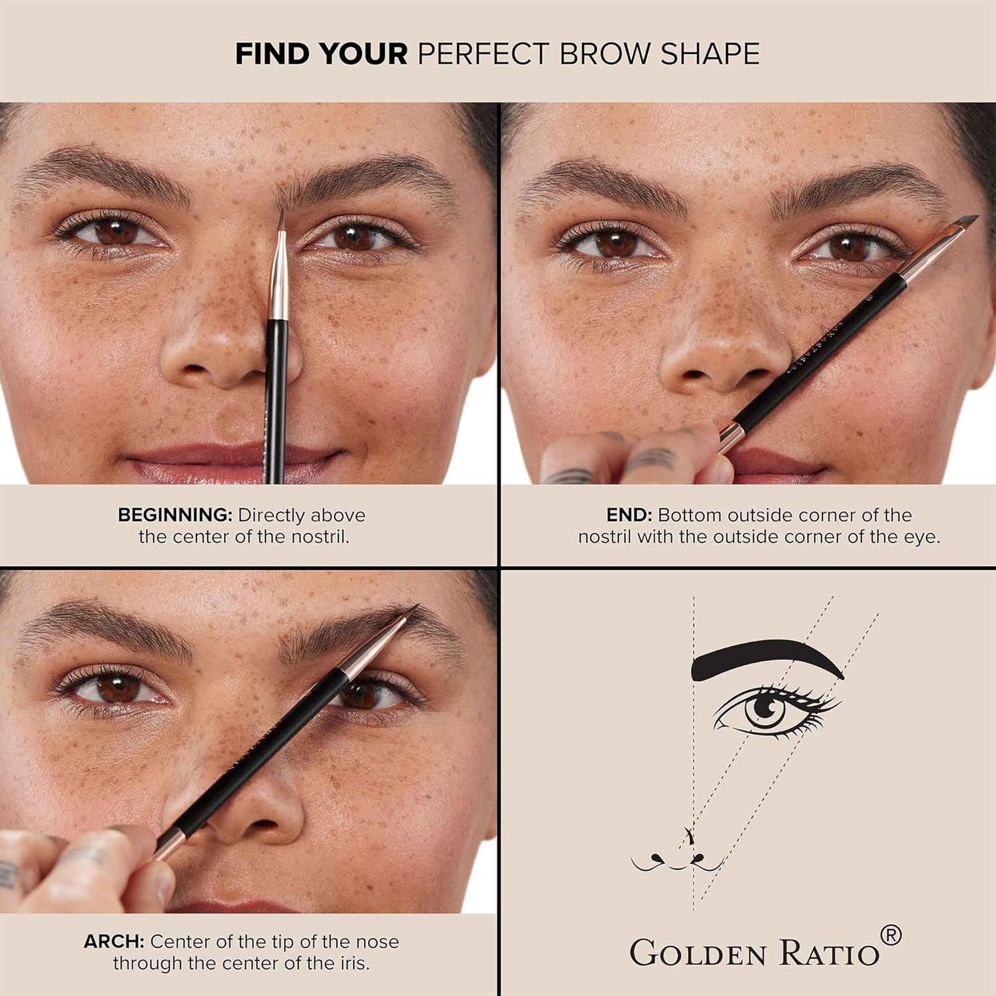 Anastasia Beverly Hills Brow Definer – Premium Vanity Essential for At-Home Brow Shaping, Dual-Ended Oval Tip Pencil