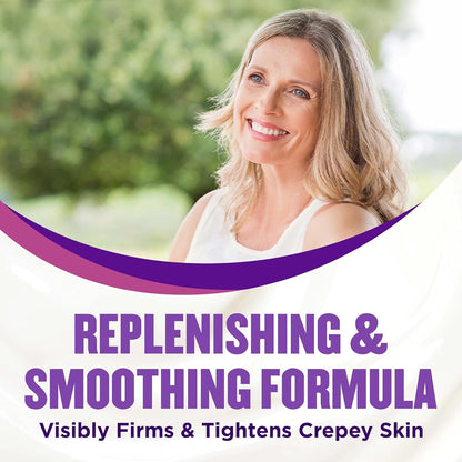 anti-aging crepe corrector action that visibly diminishes fine, thin wrinkles on crepey skin