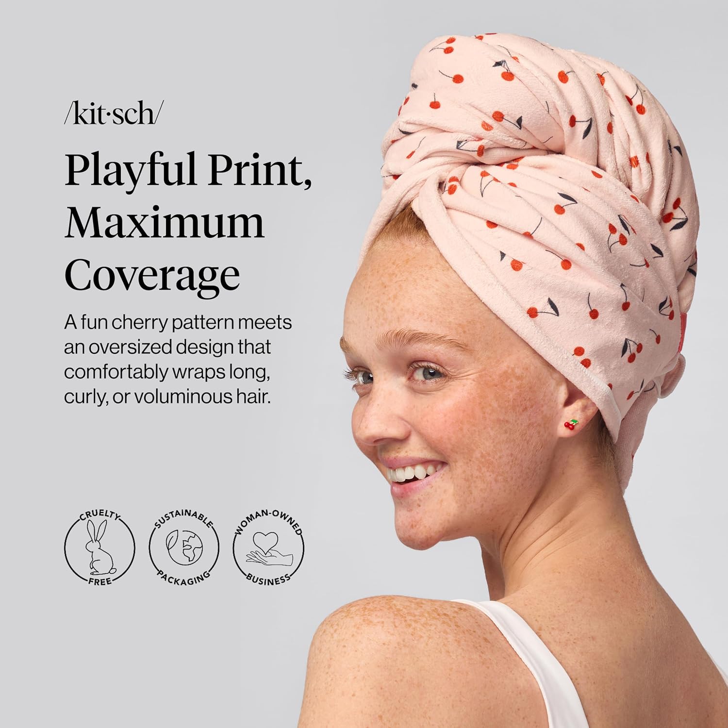 anti-frizz wrap construction that minimizes cuticle disruption