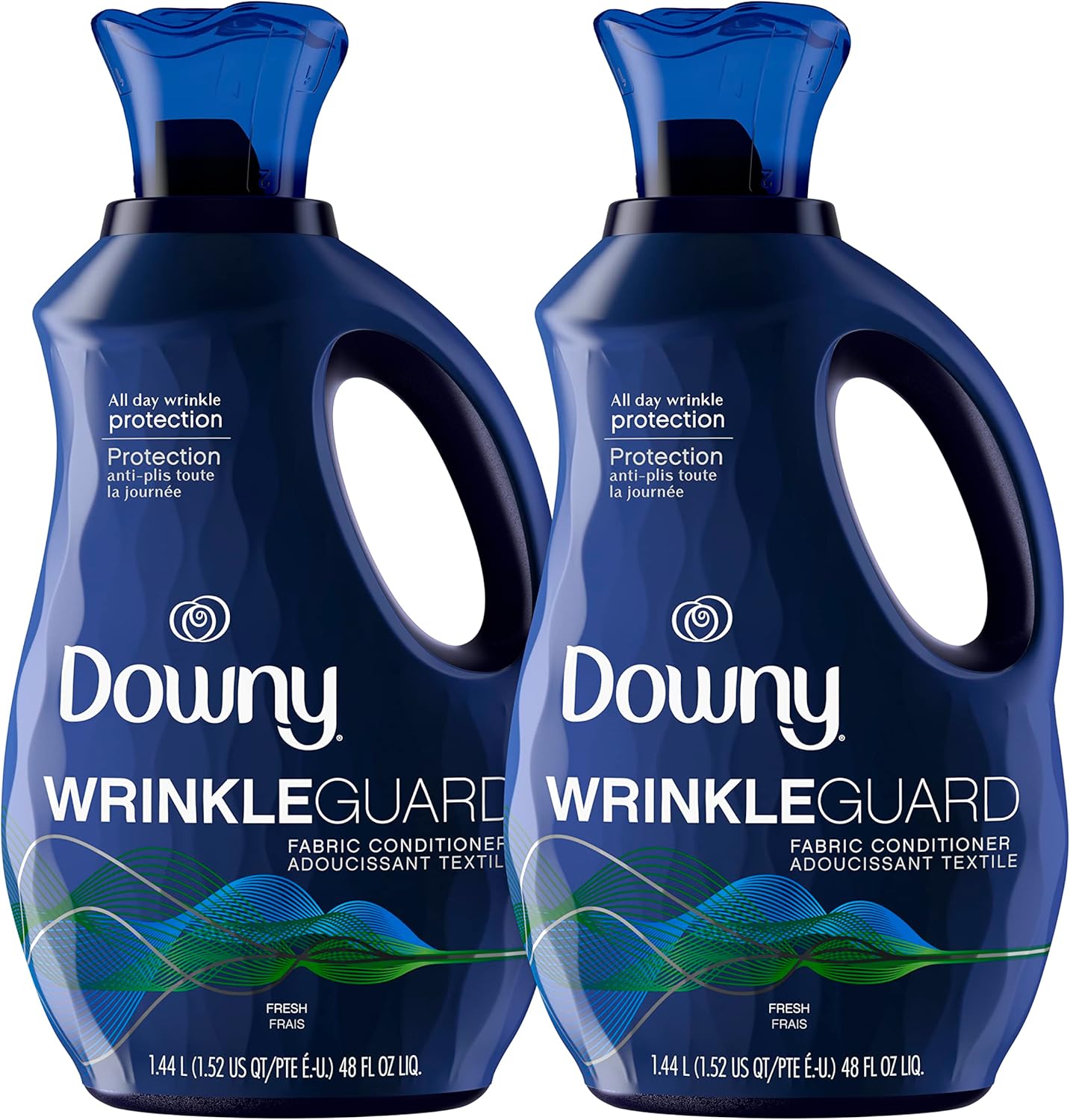 anti-wrinkle formula that penetrates fabric fibers to soften and relax them