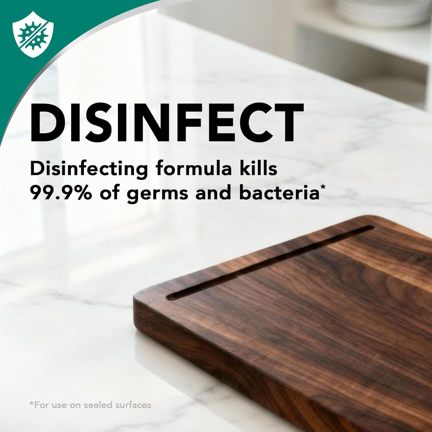 antibacterial certification for kitchen and bathroom use