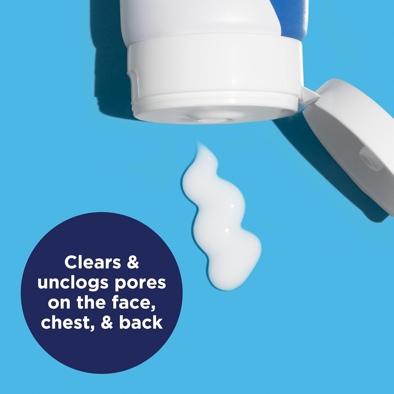 antimicrobial action that kills acne-causing bacteria on contact