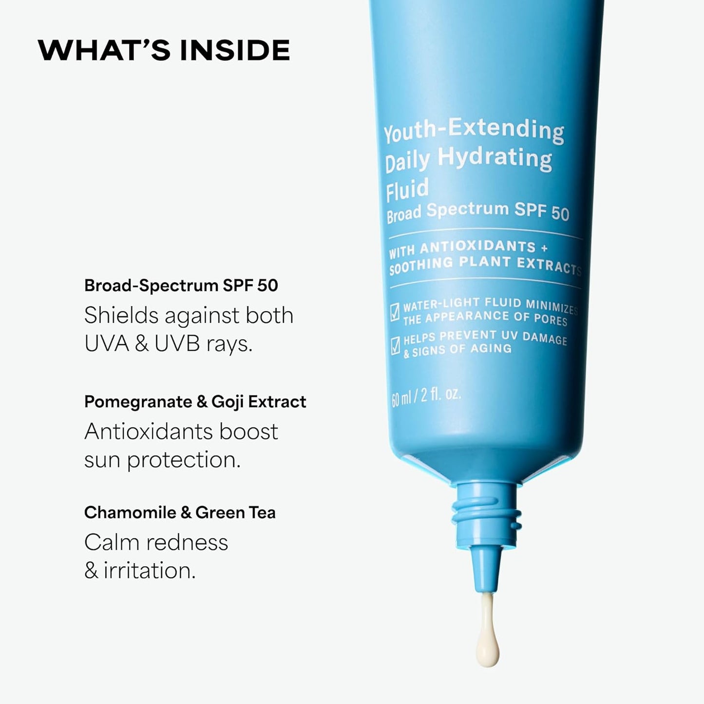 antioxidant blend with chamomile and vitamin e targeting fine lines and discoloration
