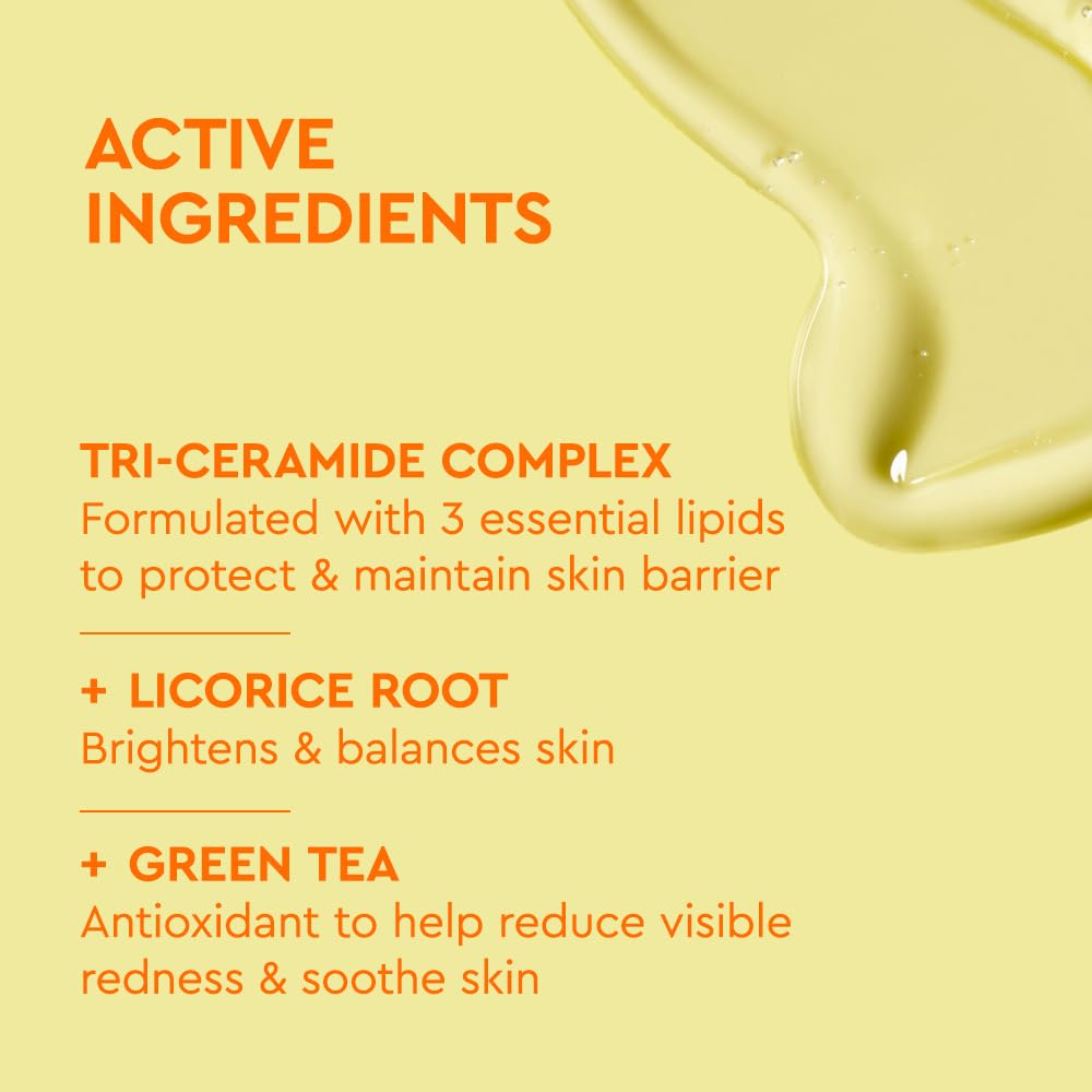 antioxidant ingredients including licorice root and green tea extracts