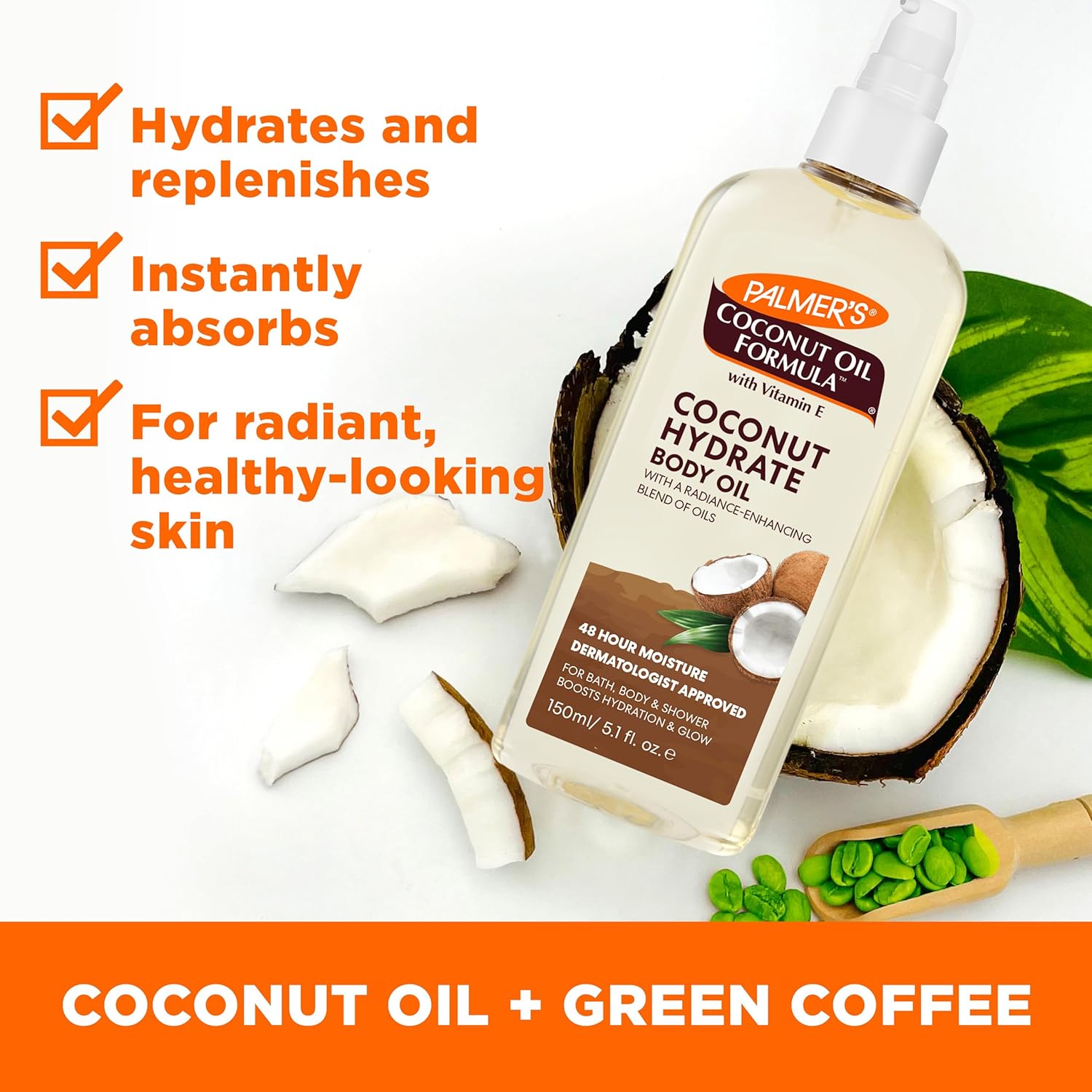 antioxidant-rich green coffee extract for radiant, healthy-looking skin