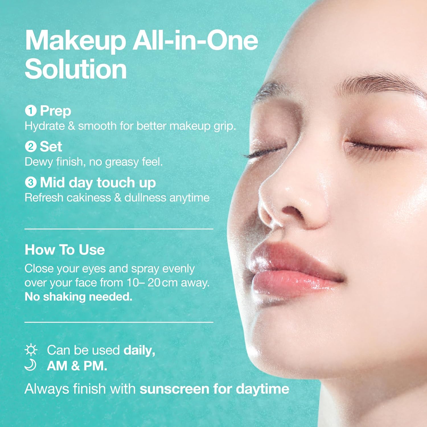 ANUA PDRN Collagen Glow Facial Serum Spray – Travel Companion Hydrating Mist for Flights and Long Journeys