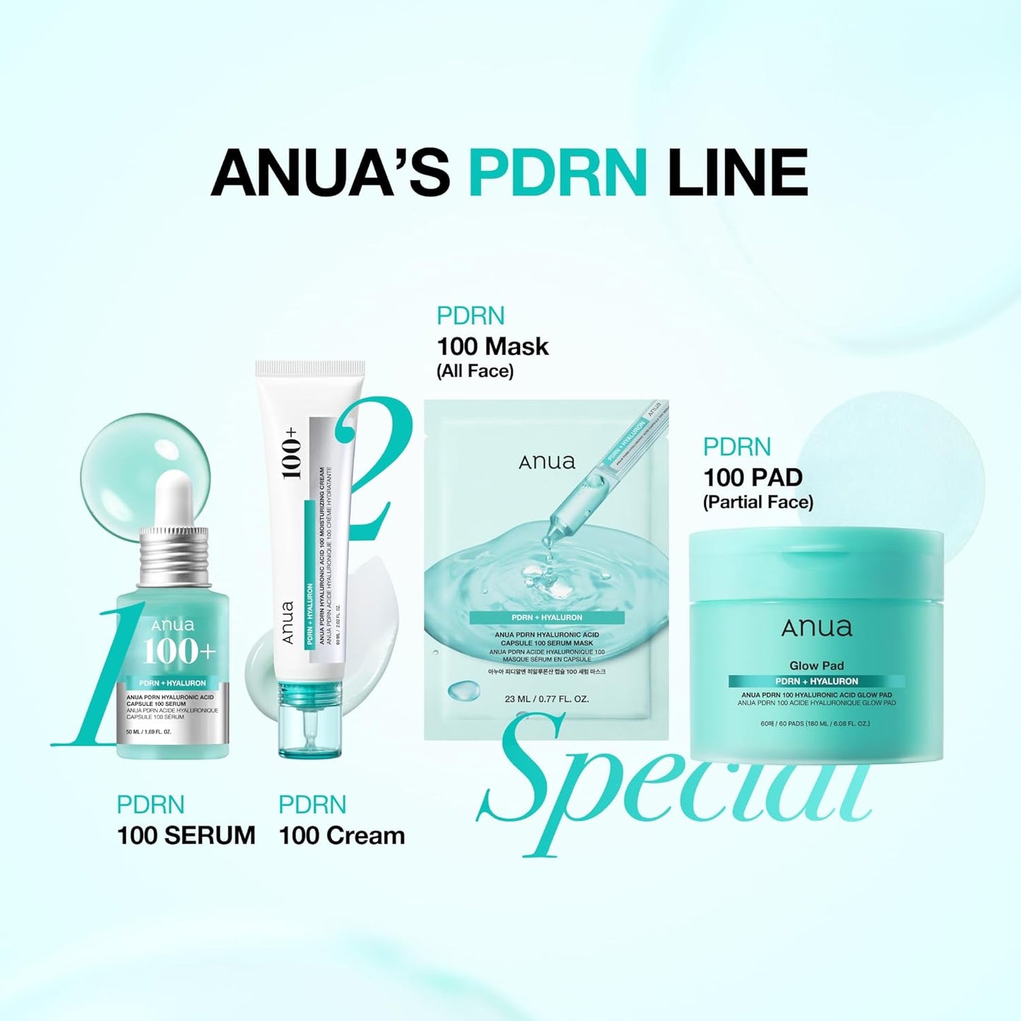 Anua PDRN Hyaluronic Acid Capsule 100 Serum Mask – Premium K-Beauty Glass Skin Treatment for the Vanity