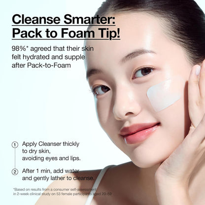 Anua PDRN Hyaluronic Acid Cleansing Foam – Premium K-Beauty Face Wash for the Elevated Vanity, 2-in-1 Cleanser and Mask