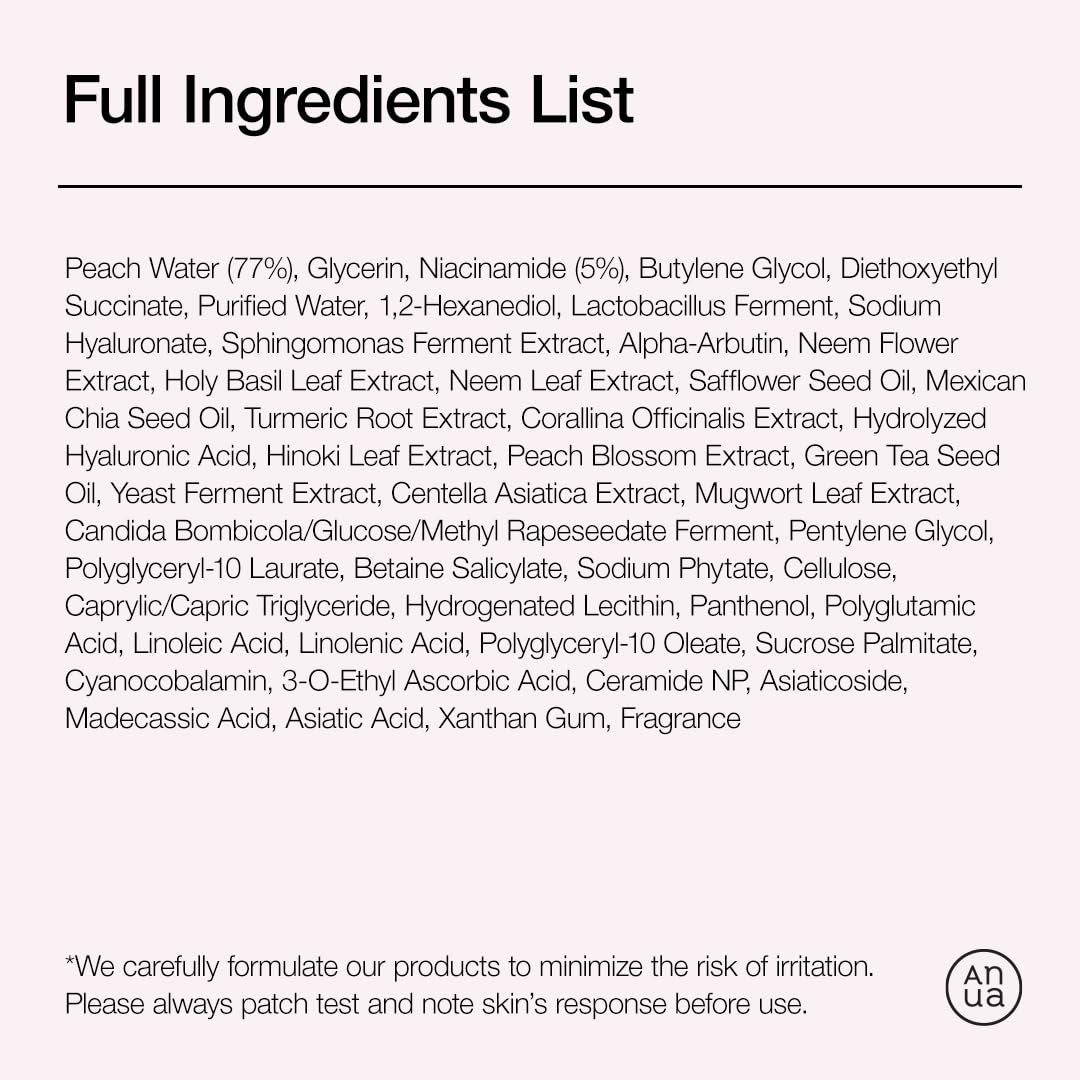 Anua Peach 70 Niacinamide Serum – Lightweight Essentials for Clean Morning & Evening Routine