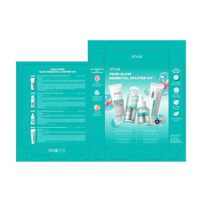Anua Salmon DNA PDRN Complete Glass Skin Ritual – 4-Step Hydrating Nighttime Skincare Routine