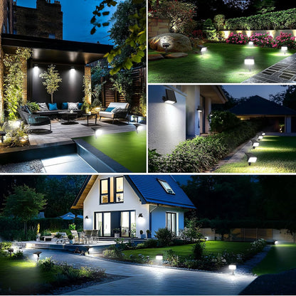 Aogek Solar Spot Lights 4 Pack — Thoughtful Housewarming Gift for Homeowners Who Love Their Yard