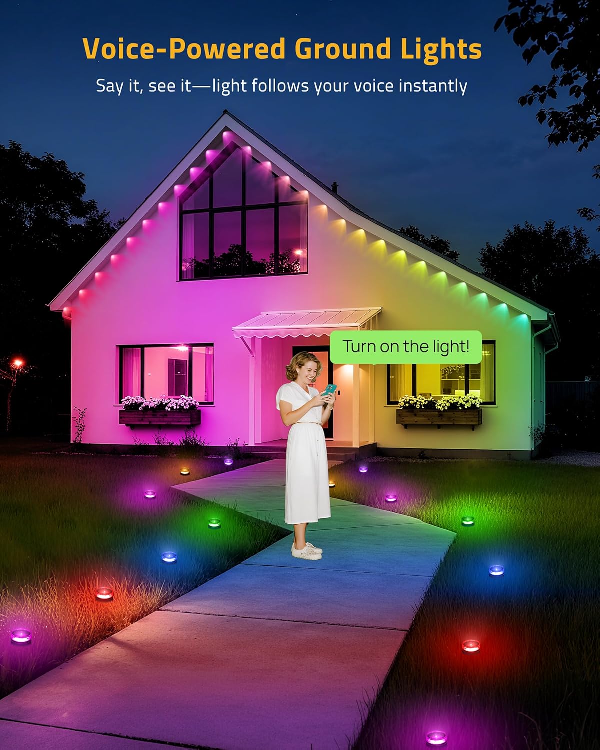 Aoycocr Christmas Pathway Lights – Thoughtful Holiday Gift for Mom, Dad, and Home Decor Enthusiasts