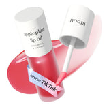 NOONI Korean Lip Oil – Appleplum | Clean Vanity Essential for One-Step Hydration and Tint
