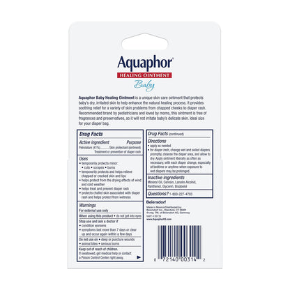 Aquaphor Baby Healing Ointment – Fragrance-Free and Preservative-Free Ointment for Sensitive Baby Skin