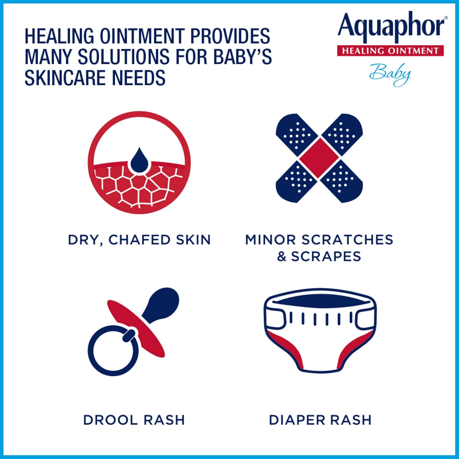 Aquaphor Baby Healing Ointment – Hypoallergenic Fragrance Free Skin Protectant for Sensitive Baby Skin