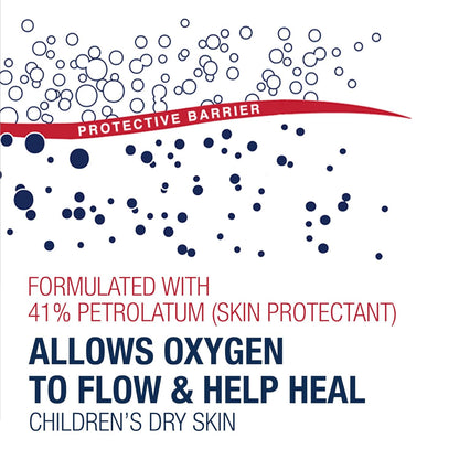 Aquaphor Children's Advanced Therapy Healing Ointment – Overnight Skin Repair Ritual for Cracked Hands, Heels and Lips, 14 Oz Jar