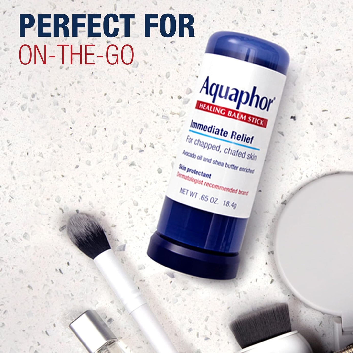 Aquaphor Healing Balm Stick for Camping and Hiking, Portable Skin Protectant for Windburn and Dry Skin