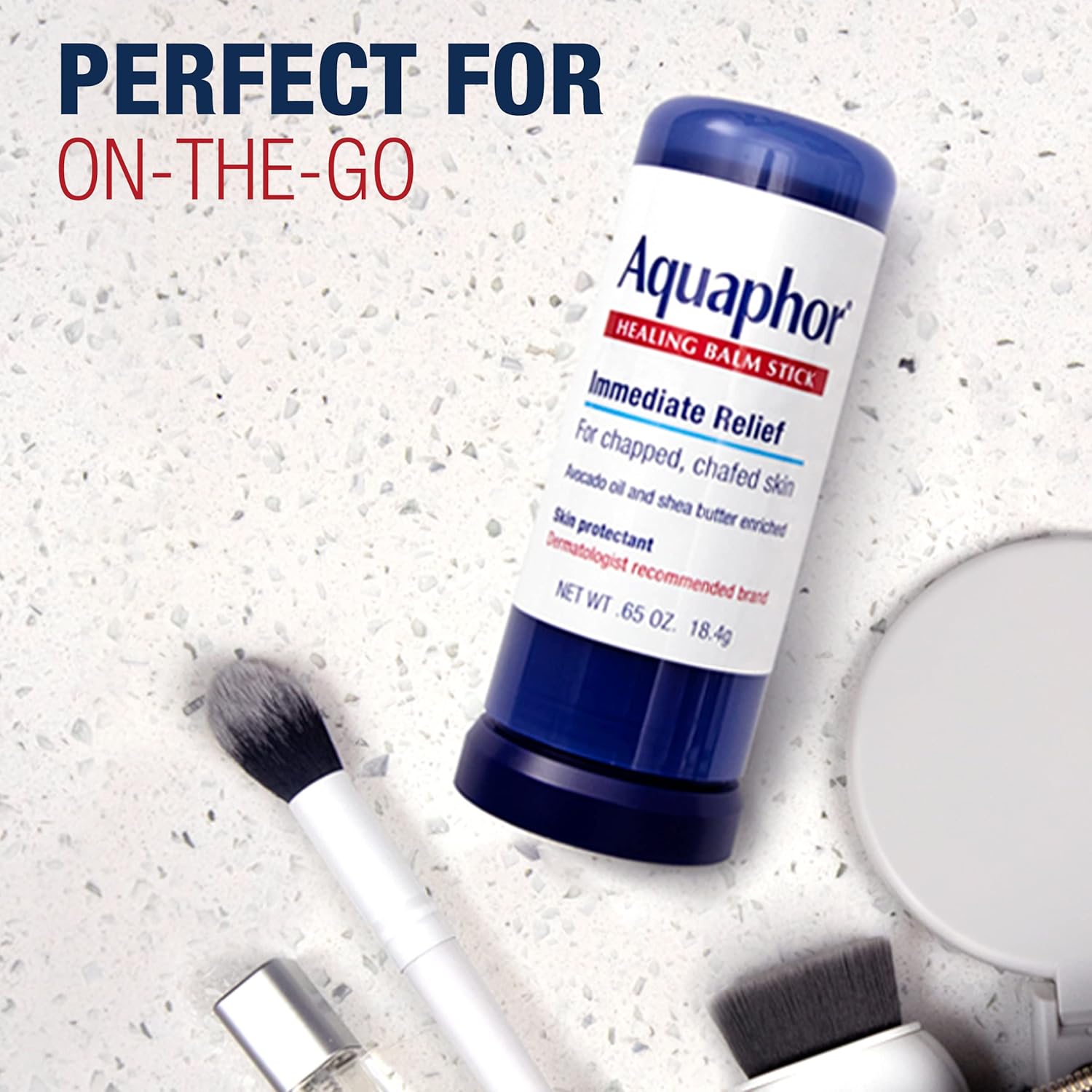 Aquaphor Healing Balm Stick for Camping and Hiking, Portable Skin Protectant for Windburn and Dry Skin