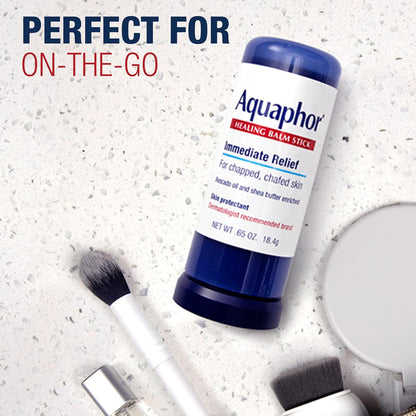 Aquaphor Healing Balm Stick for Camping and Hiking, Portable Skin Protectant for Windburn and Dry Skin