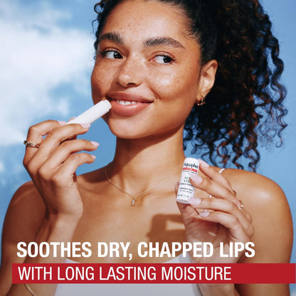 Aquaphor Lip Repair Stick with Aloe Vera and Shea Butter – Cold-Weather Protection for Skiing, Hiking, and Commutes