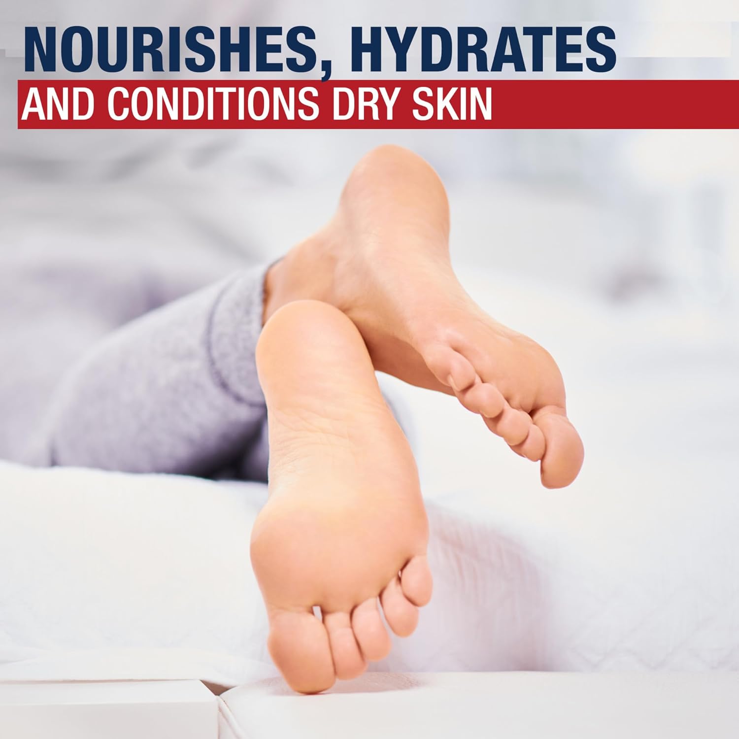 Aquaphor Repairing Foot Masks – At-Home Spa Pedicure Ritual for Dry Heels, 10-Minute Self-Care Treatment with Avocado Oil and Shea Butter
