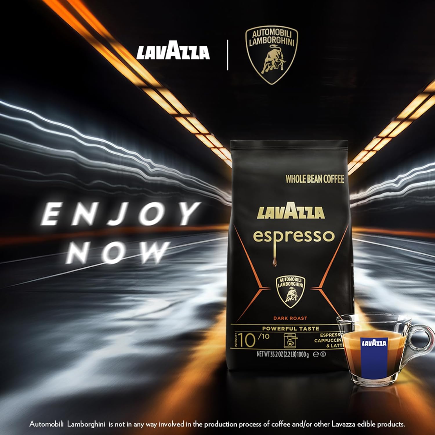 arabica and robusta blend for balanced crema and caffeine