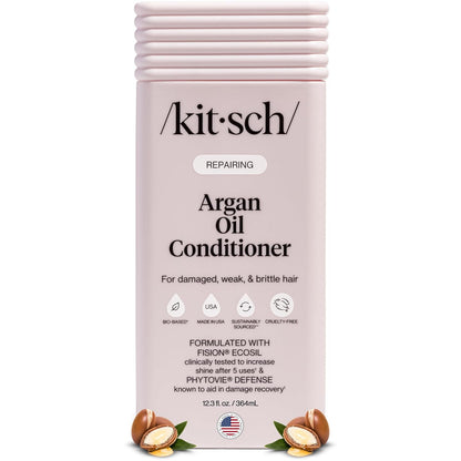 argan oil-infused liquid conditioner for shine, softness, and hydration