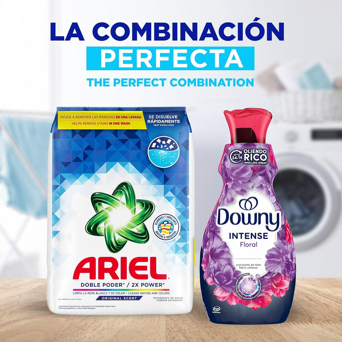 Ariel Powder Laundry Detergent for Intentional Laundry Rooms, One Detergent for Whites and Colors 5.8 kg