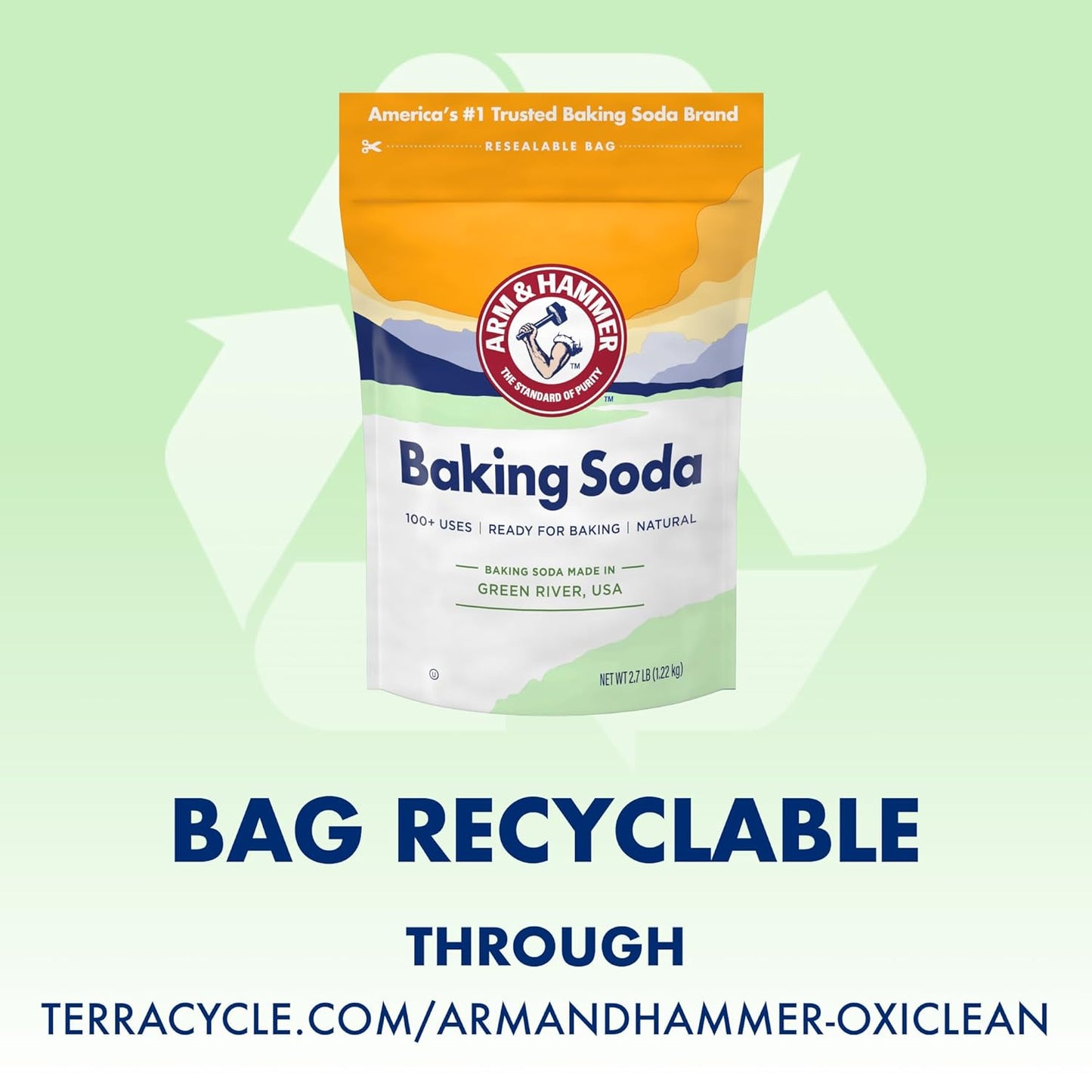 ARM & HAMMER Baking Soda, 7 Lbs — Family-Safe Powder for Kitchen Crafts and Science Experiments