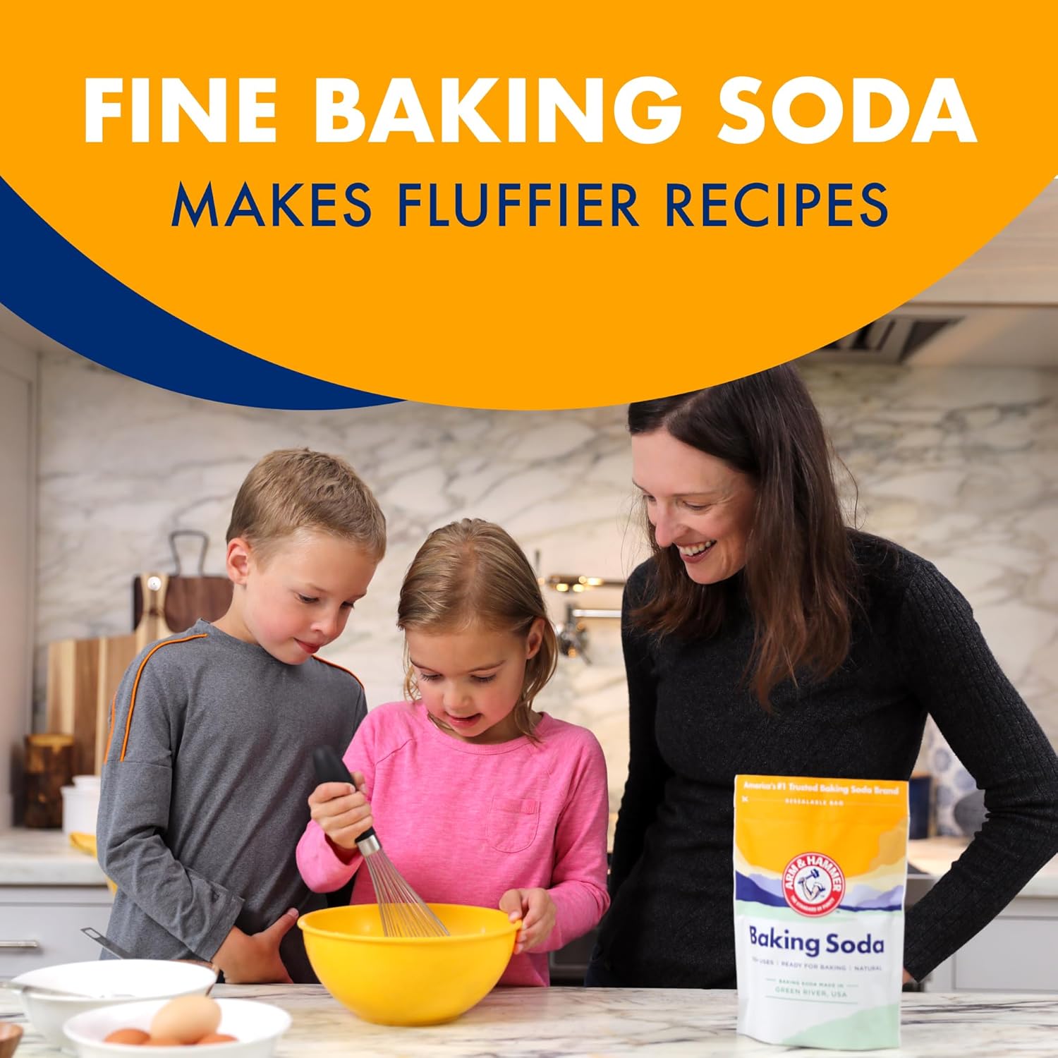 ARM & HAMMER Baking Soda, 7 Lbs — One-Pantry Staple for Clean Kitchen and Clutter-Free Cabinets