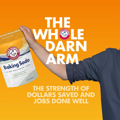 ARM & HAMMER Baking Soda, 7 Lbs — One-Pantry Staple for Clean Kitchen and Clutter-Free Cabinets