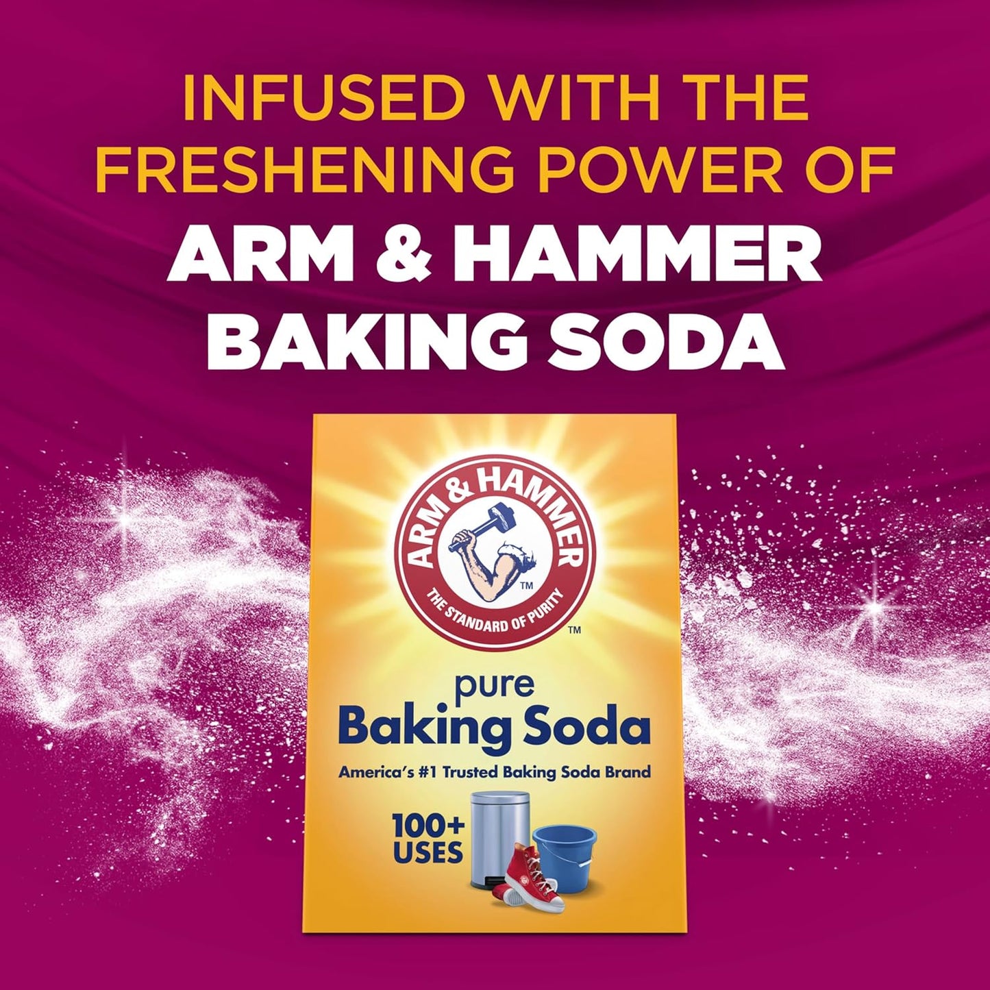 ARM & HAMMER Clean Scentsations In-Wash Scent Booster – Tropical Paradise Crystals for Yoga Room Linens, Aromatherapy Laundry Freshener
