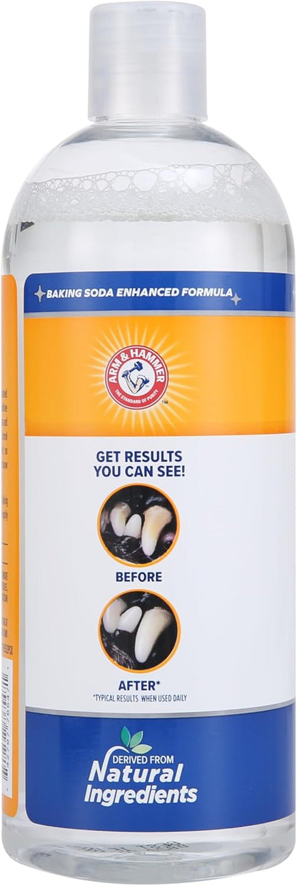 Arm & Hammer Clinical Care Dental Rinse for Adult Dogs – At-Home Wellness Routine for Plaque and Tartar Control