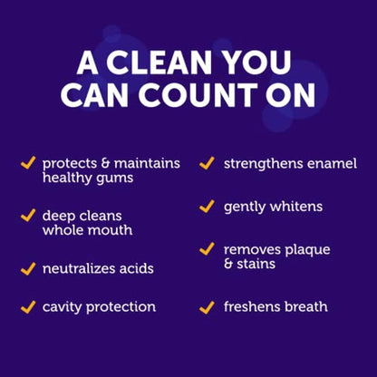ARM & Hammer Complete Care Toothpaste with Baking Soda – Family-Safe Cavity Protection Fluoride Toothpaste for Shared Bathroom Stocking