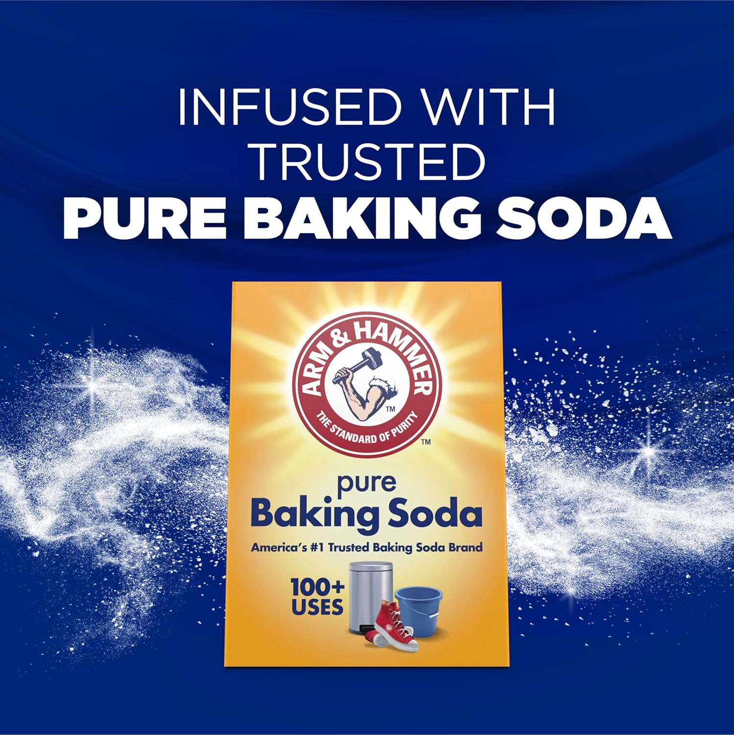 ARM & HAMMER Deep Clean Odor Formula Liquid Laundry Detergent, Radiant Burst Scent – Self-Care Laundry Ritual for Bath Towels and Bed Linens, 150 Fl Oz, 100 Loads