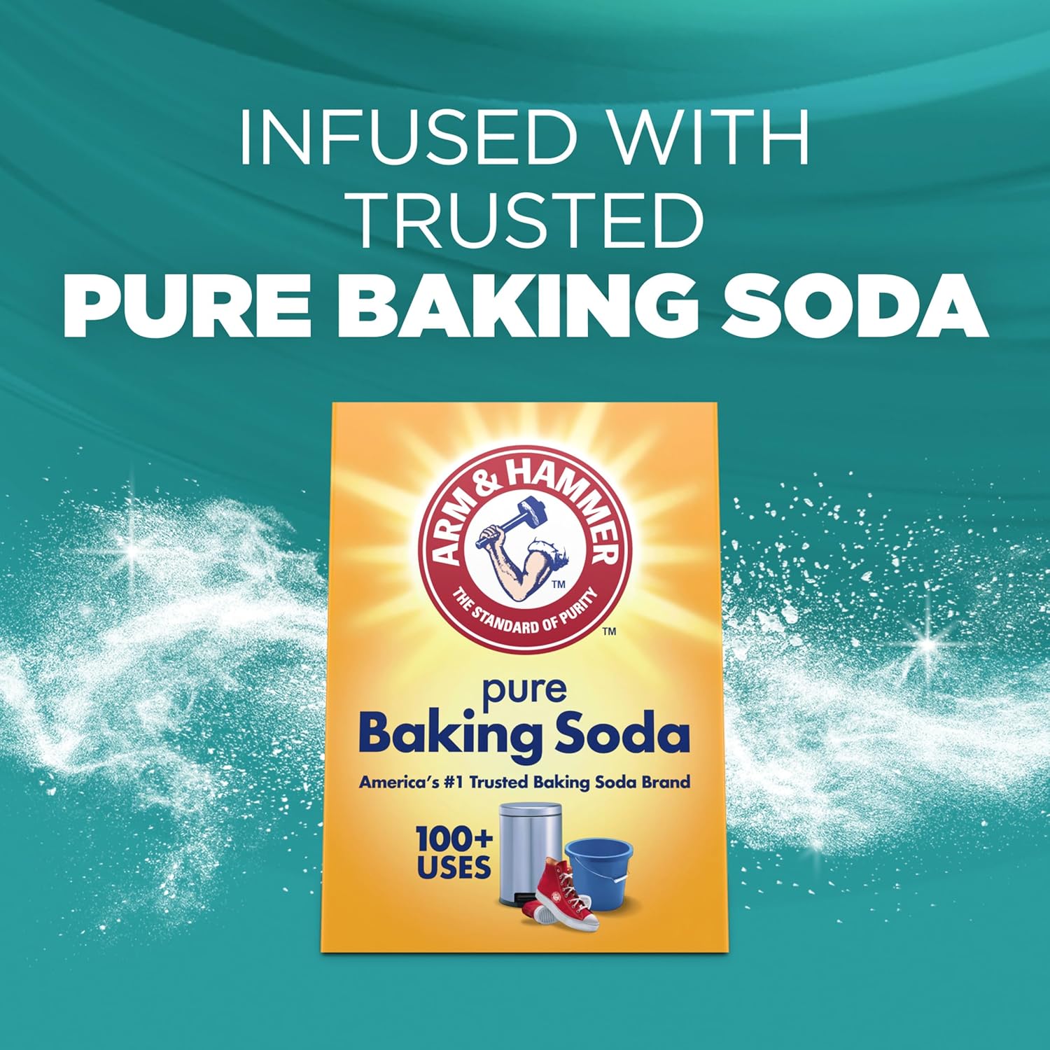 ARM & HAMMER Free & Clear Power Paks – Baby Laundry Detergent for Nursery and Family Use