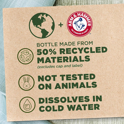 ARM & HAMMER Light In-Wash Scent Booster – Minimalist Laundry Room Essential, Clean Peony Blossom Scent