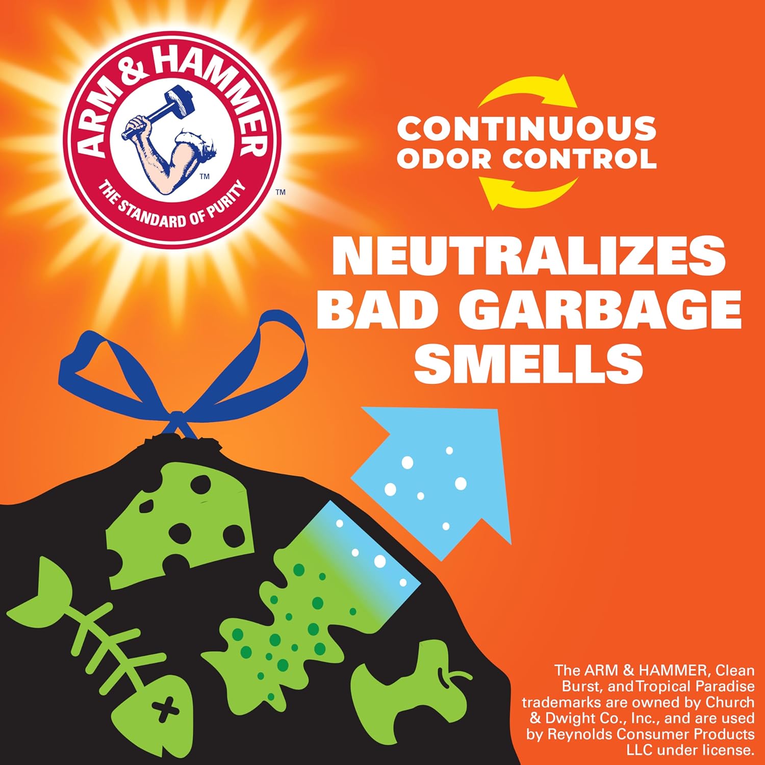 arm & hammer patented continuous odor control technology