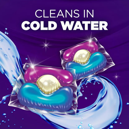 Arm & Hammer Plus OxiClean 5-in-1 Laundry Detergent Power Paks – HE-Compatible Office Wardrobe Care for Remote Workers, Pre-Measured Stain and Odor Removal