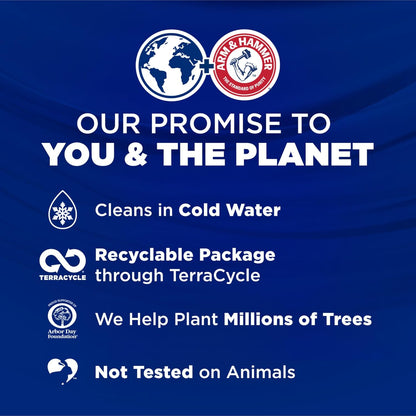 Arm & Hammer Plus OxiClean 5-in-1 Laundry Detergent Power Paks for Busy Professionals, Pre-Measured Stain Remover for Work Clothes