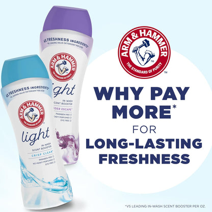 ARM & HAMMER Scent Booster – Minimalist Laundry Room Staple, Only 4 Essential Ingredients