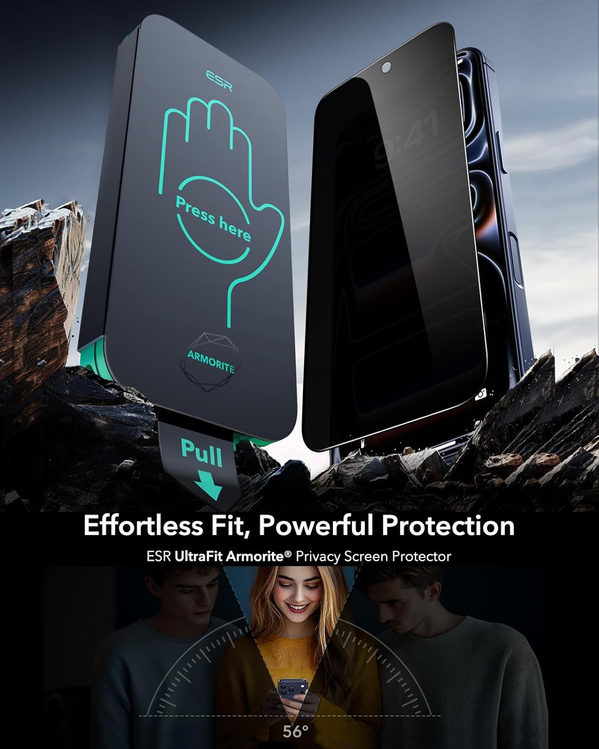 armorite 9h+ tempered glass rated for up to 110 lbs of pressure resistance