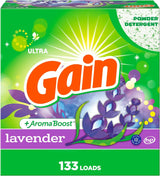 Gain Powder Laundry Detergent Lavender Scent for Yoga Room & Meditation Space, Long-Lasting Floral Aroma for Mindful Laundry Rituals